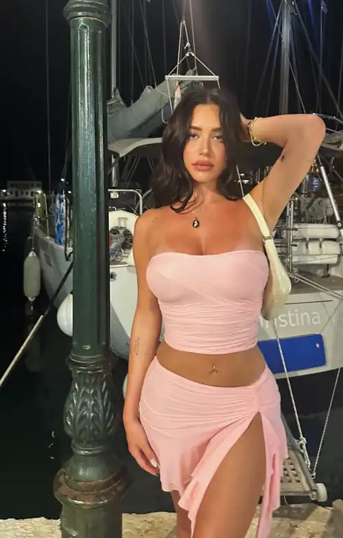 Stassie in Greece (IG story, July 2024)