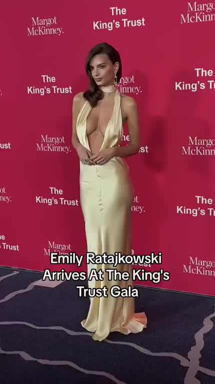 Emily at the Kings Trust Gala NYC - May 3rd 2024 (BritishVogue TikTok)