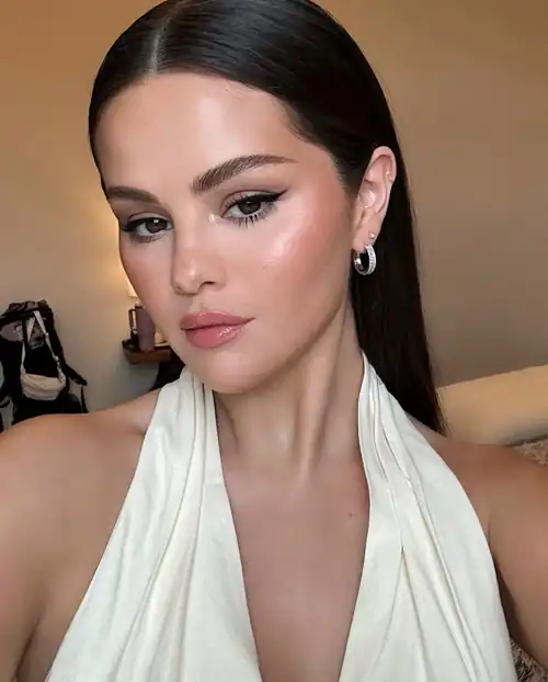 Selfie in white dress - IG June 2024