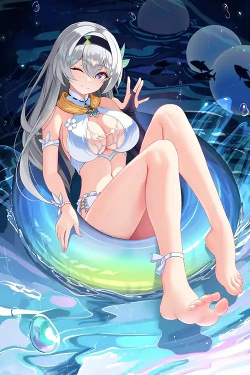 Looking good in a swimsuit