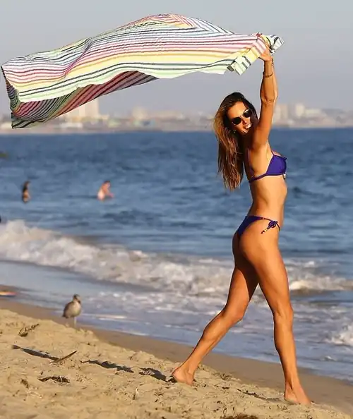 "Game On" Malibu beach photoshoot from her IG on July 20, 2020.