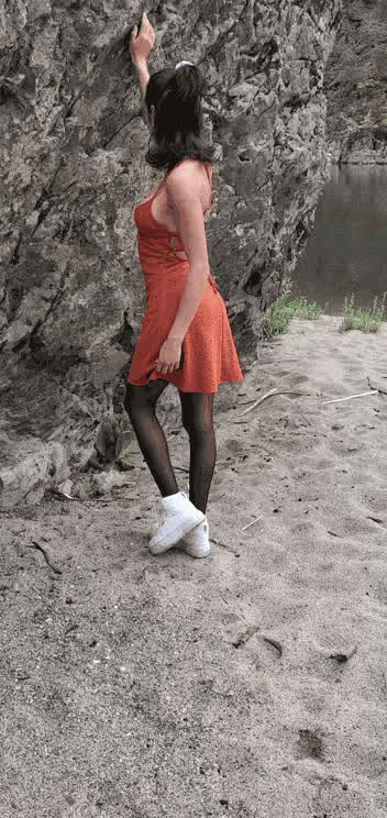 Lingerie underneath is so hot