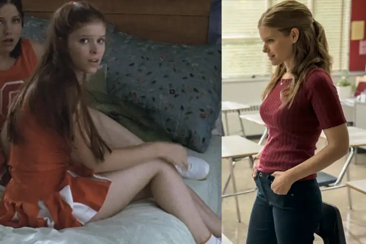 From sexy schoolgirl (age 20) to school teacher (age 37)