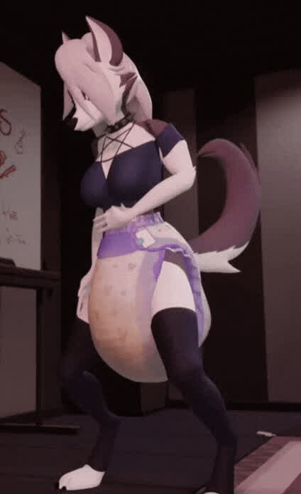 Loona Filling A Diaper!!!