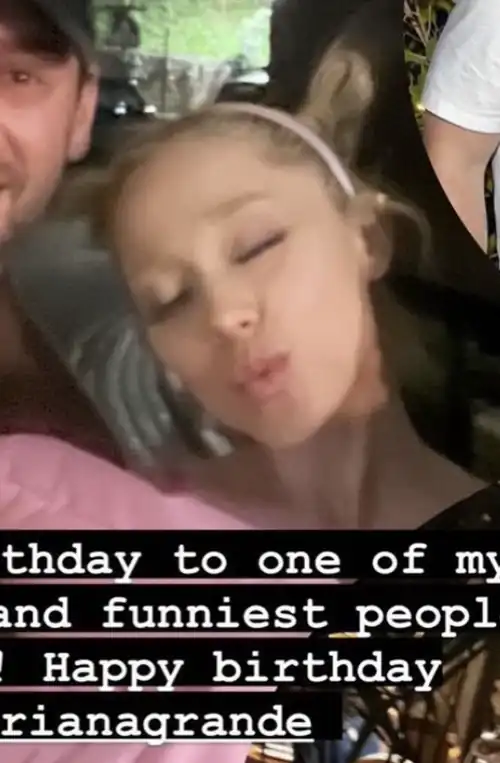 Ariana brought the buns back as a blonde