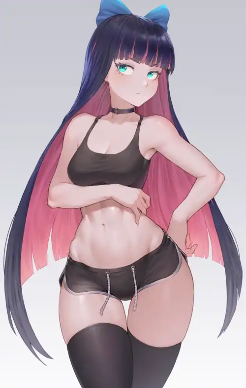 Stocking looking fit [Panty and Stocking]