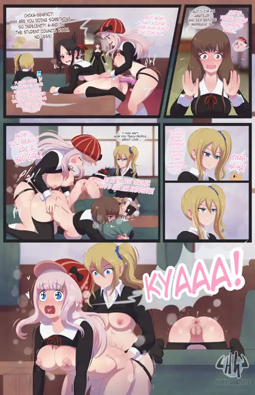Hayasaka showing who the real boss is(hornygraphite)