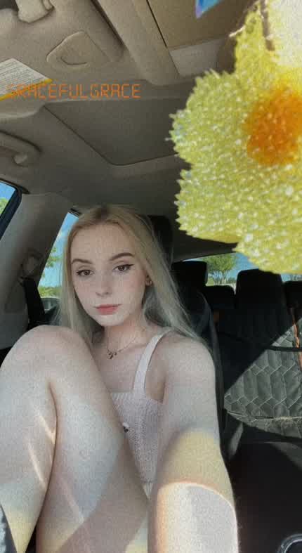 Showing off my new pedi in a packed parking lot🥰🤭 I must say I do love an audience💗