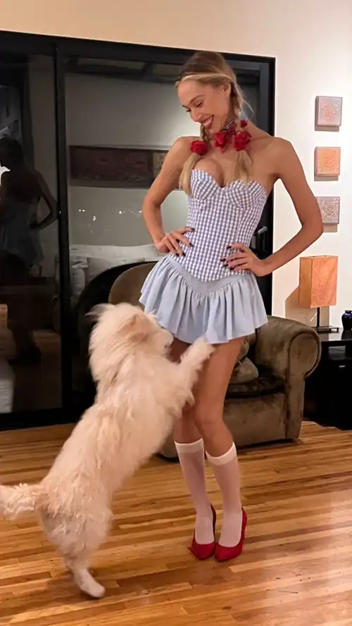 Dressed as Dorothy from The Wizard of Oz | IG October 2023