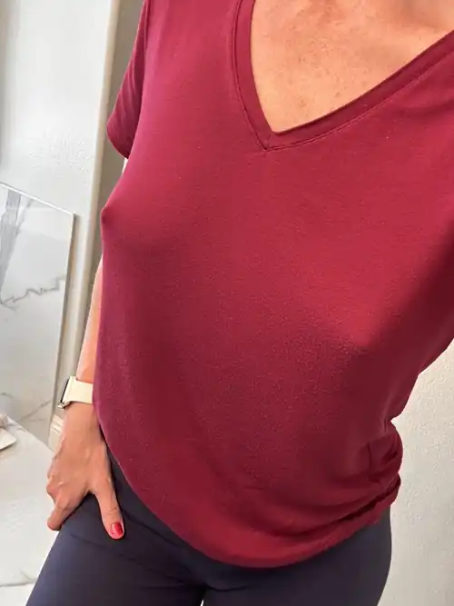 Comfy means no bra
