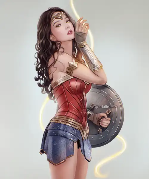 200906 Jisoo X Wonder Woman (IG: adaline.art)