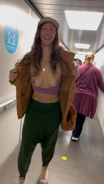 I totally froze when I almost got caught boarding my flight