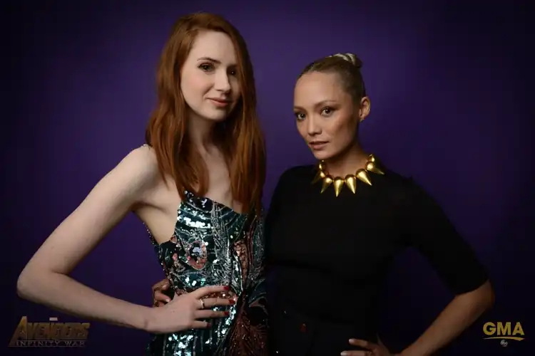 With Karen Gillan 