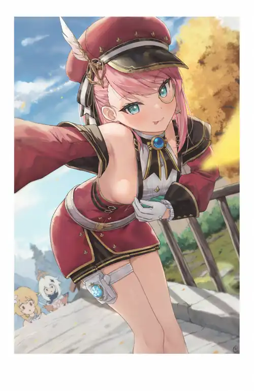 Charlotte Sideboob Selfie [Genshin Impact]