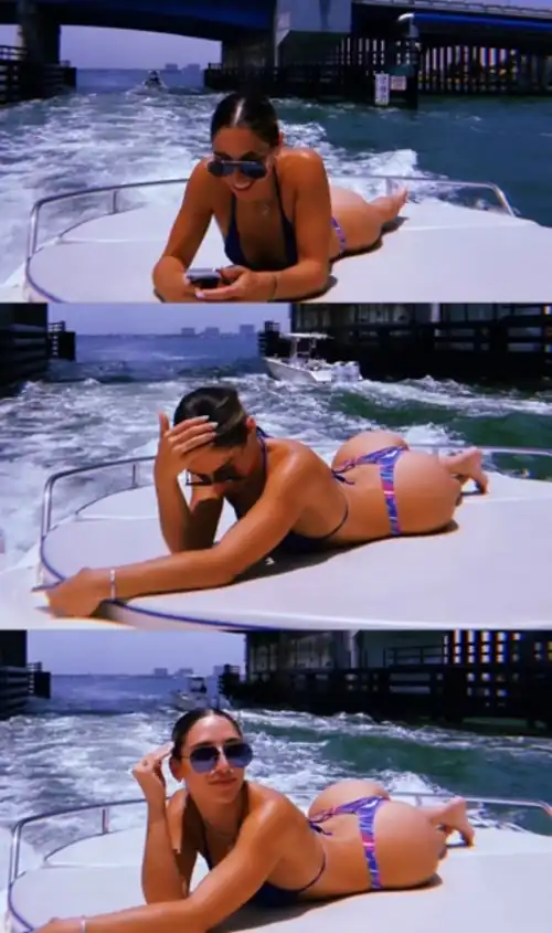 Boat booty babe 