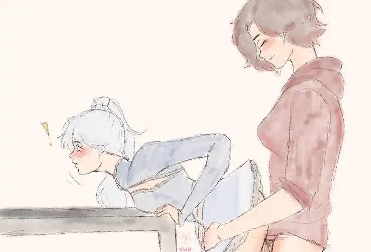 Whiterose Ruboner clothed sex by AkrtsyWolf