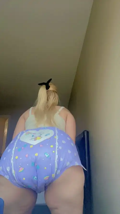 Would you date a real diaper girl? 🐰💜✨ 