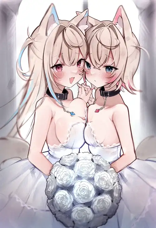 Day 73: Kemonomimi wedding! (Hololive) [Meiwowowo]