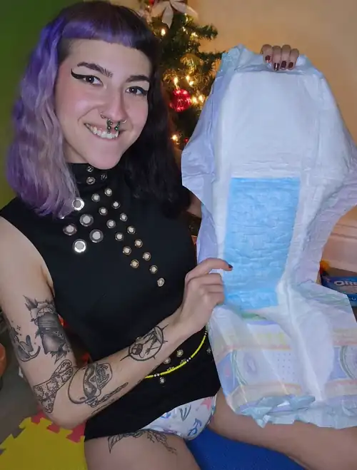 Wanna wear diapers with me?!