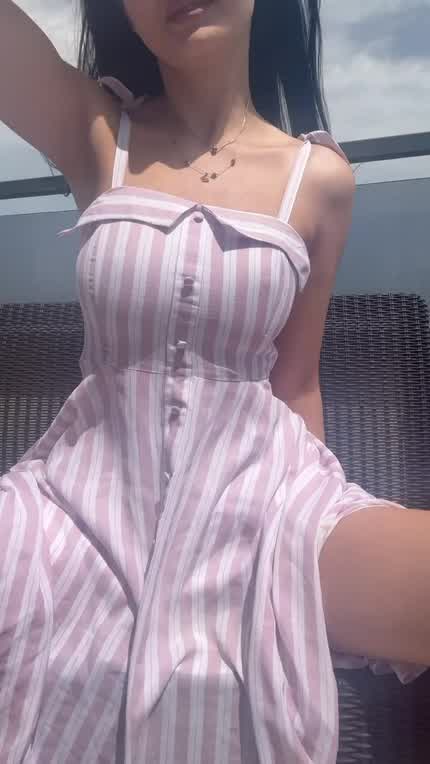 Giving you sexy hints on our first date