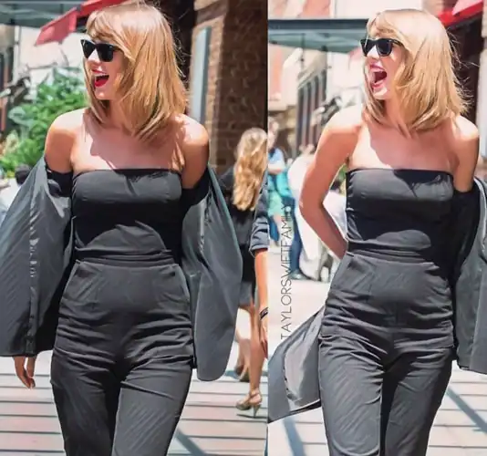 Taylor Swift Black Coat