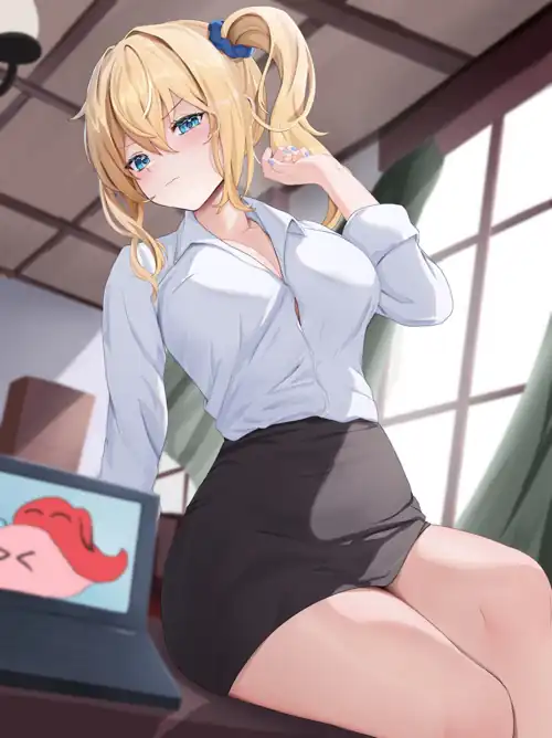 Secretary Hayasaka (by Pharmarr)