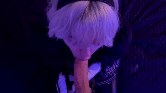 POV: 2B giving you the best suck of your life
