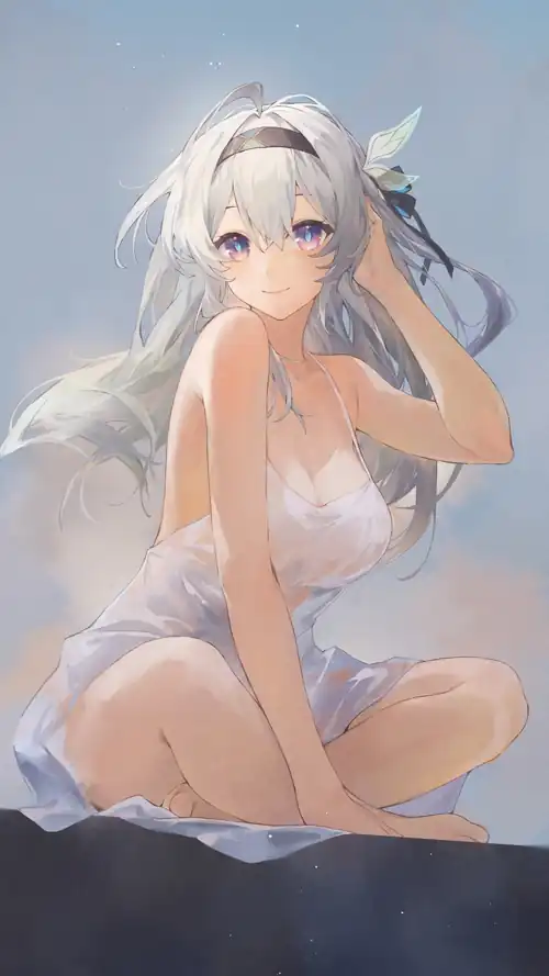 'Fairy Dress'  FIREFLY ❤️ [Honkai: Star Rail] (2160x3840)      8K Upscaled version in Comments