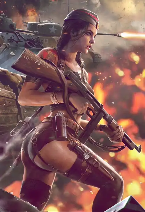 Barbara On A Game's Loading Screen