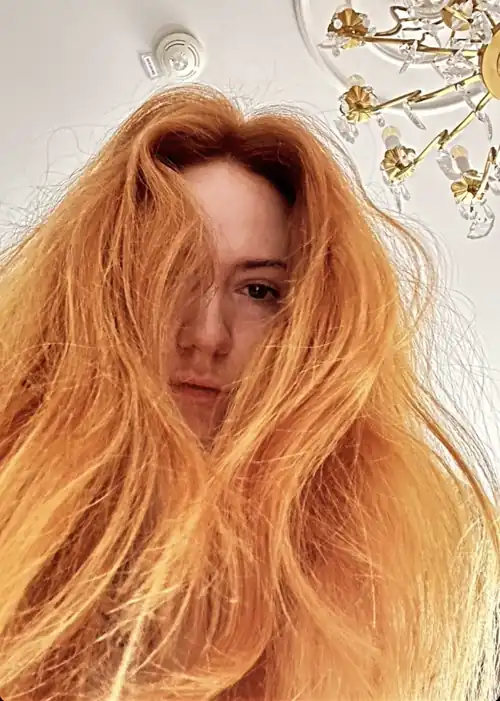 Fiery Hair in Paris