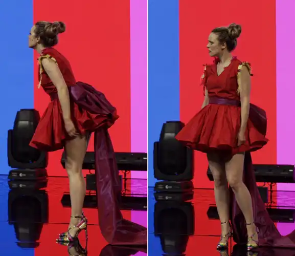 Rachel in 'The Story of Fire Saga' (2020).