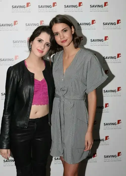 With Laura Marano