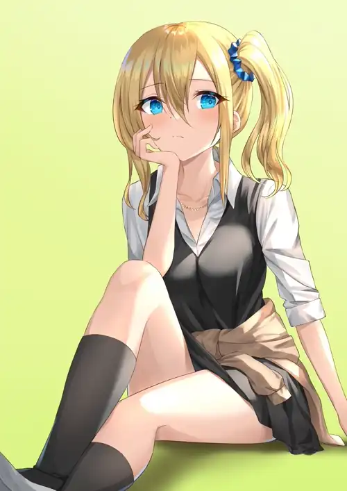 Pensive Hayasaka (By 鷹なゆ)