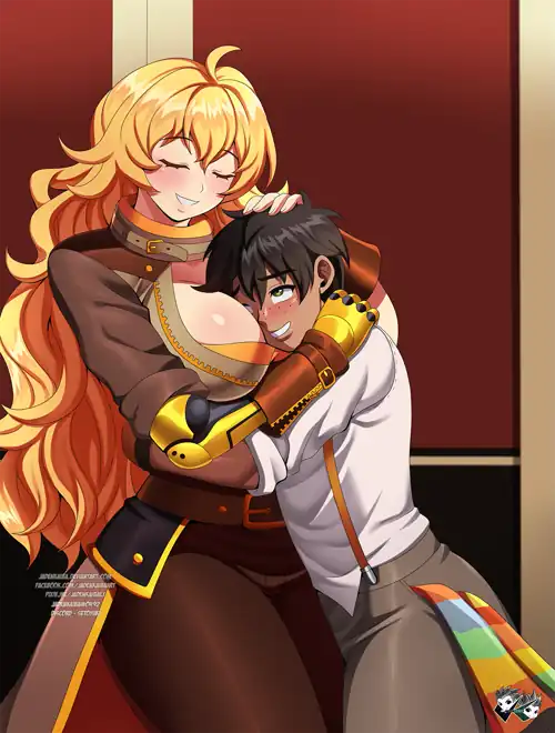 Yang gives Oscar a special hug (Jadenkaiba)