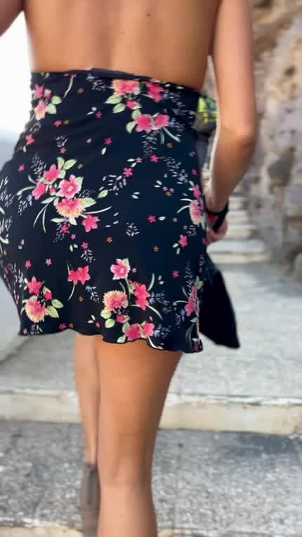 Bold and beautiful: This MILF flashing on public is a sight to behold.