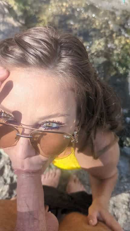 Almost got caught with Rianna Forbes giving me head in public while hiking