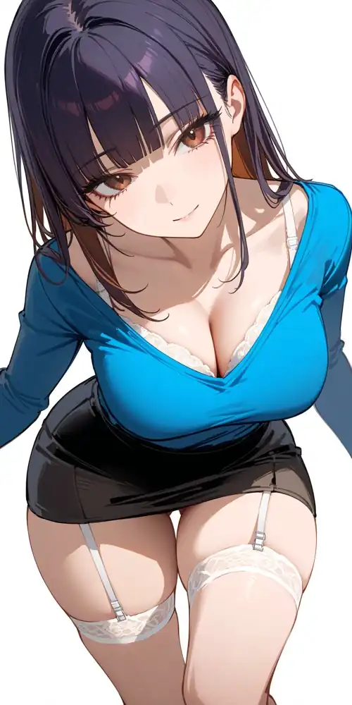 Matching White Thigh-Highs 