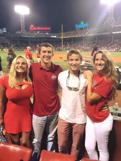 I think that one boy is more lucky...