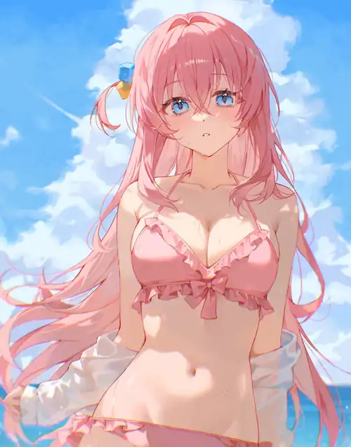 Bocchi at the Beach 