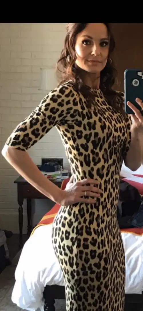 Skin tight sexy dress.