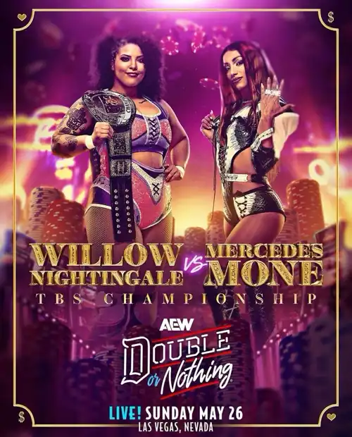 Today is the day. Mercedes first match back. Double or Nothing ppv. 