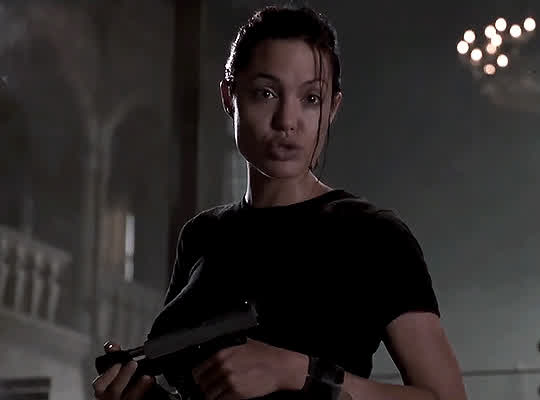 Angelina Jolie as Lara Croft