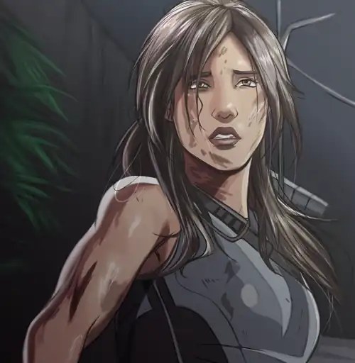 Shadow Lara (Sorry, she’s a bit rusty-looking, but at that moment, I was in the process of learning new coloring techniques) 😊