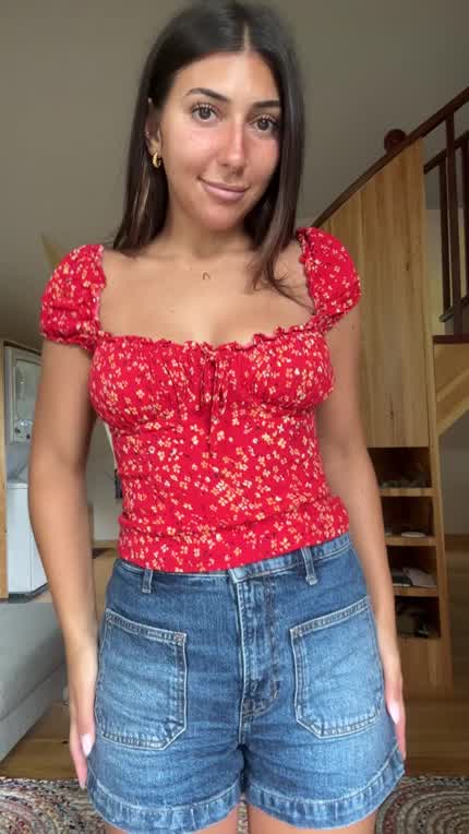 My last summer outfit before it starts getting colder…I thought you’d like to see what was under it too 😊