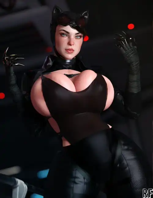 Catwoman Huge Tits (Rude Frog 3D) [DC] 