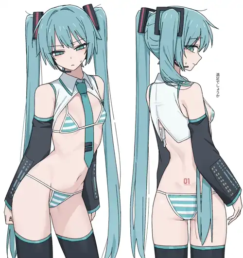 Miku in a cute outfit