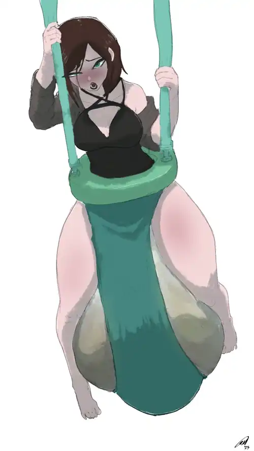 The bouncer keeps getting heavier (Artist: GennHauhnArts)