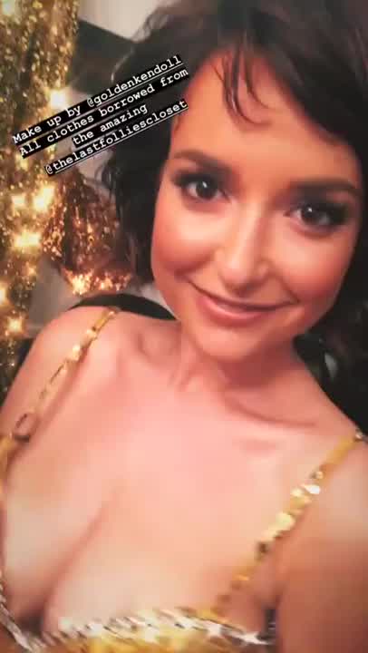 Gold dress