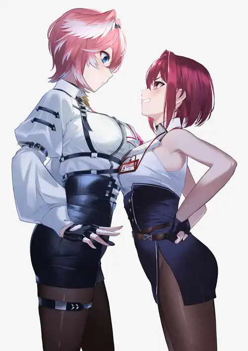 Houshou Marine And Takane Lui Ready To Win (Skymax) [Hololive]