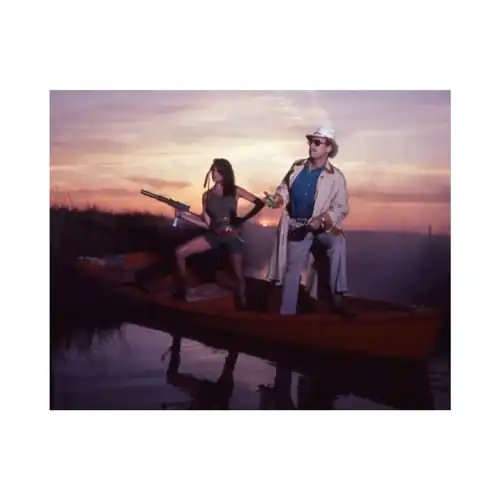 “I had a third world girl in Buzios With a pistol in each hand She always kept me covered As we moved from land to land”